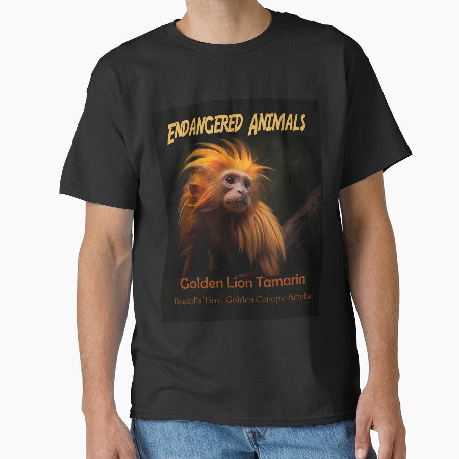Golden Lion Tamarin: Brazil's Tiny, Golden Canopy Acrobat by JLCableStudio