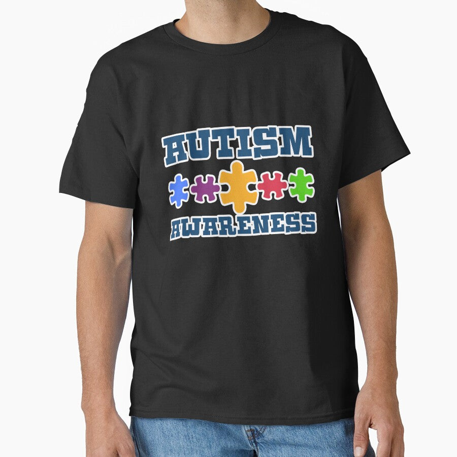 Colorful Puzzle Autism Awareness Novelty Gift by TTFMerch