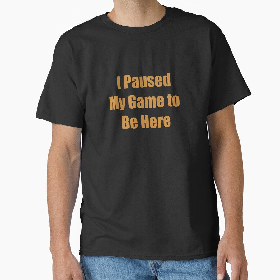 I paused my game to be here by ElderSamy