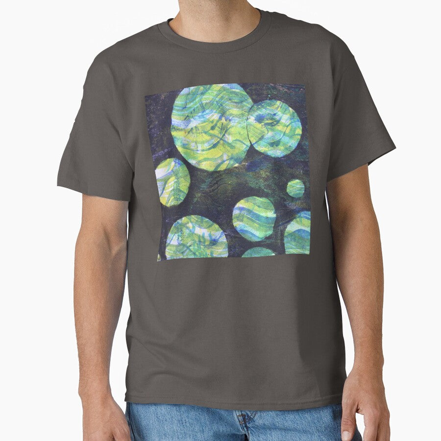 Green Cosmos Throw Pillow 2 by Heatherian