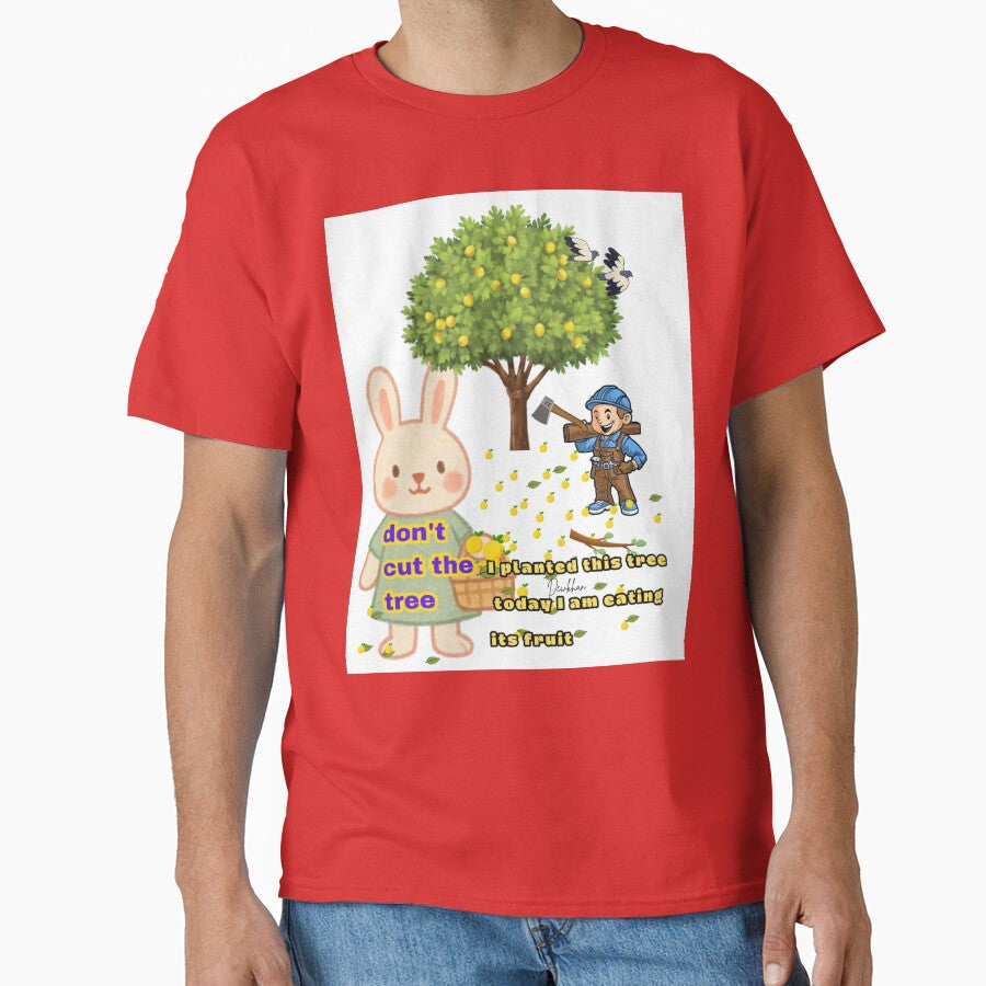 Custom T-shirt   save the  Tree dont cut it by Dew  Drop wear