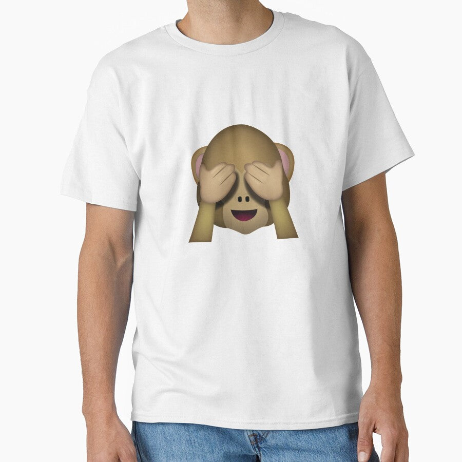 See No Evil Monkey Emoji by PrintPress