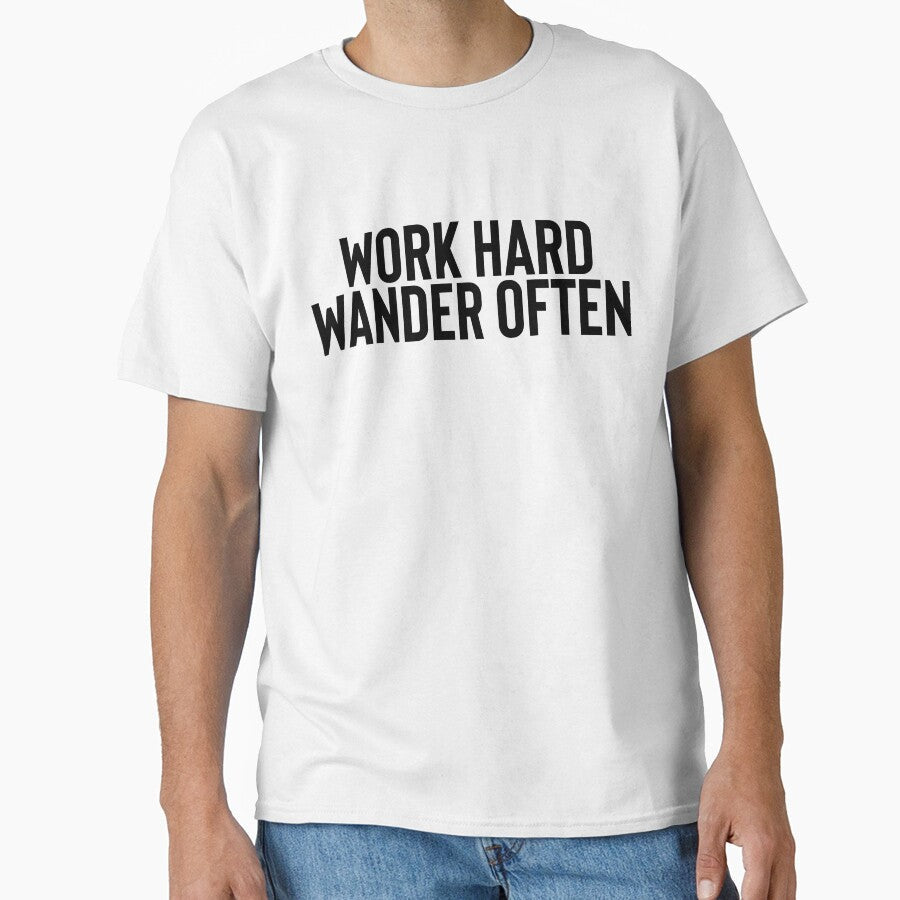 Work Hard Wander Often / Motivation Quote Mantra by StrangeStreet
