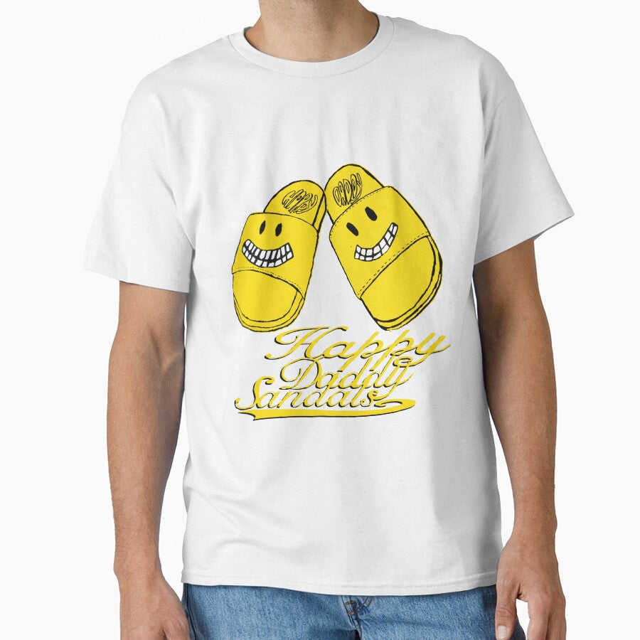 Happy daddy sandals by ButterSkull