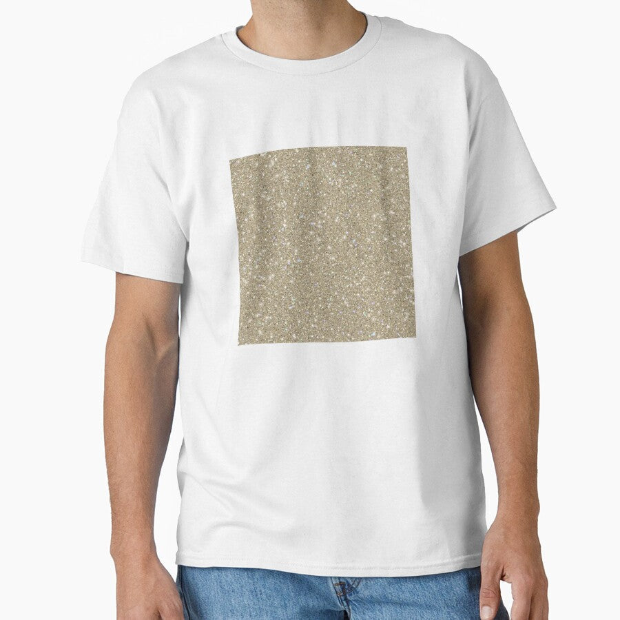 Printed image of sparkling golden glitter v14 by JaReVa