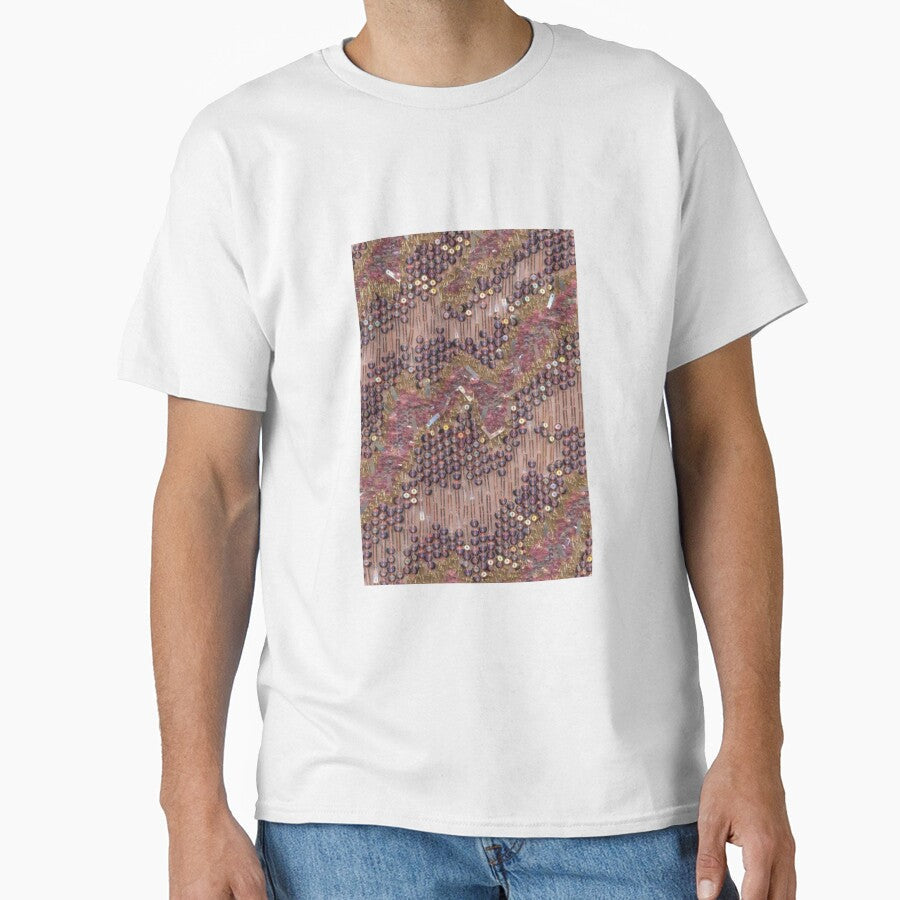 Pink and purple sequin print by KristenST