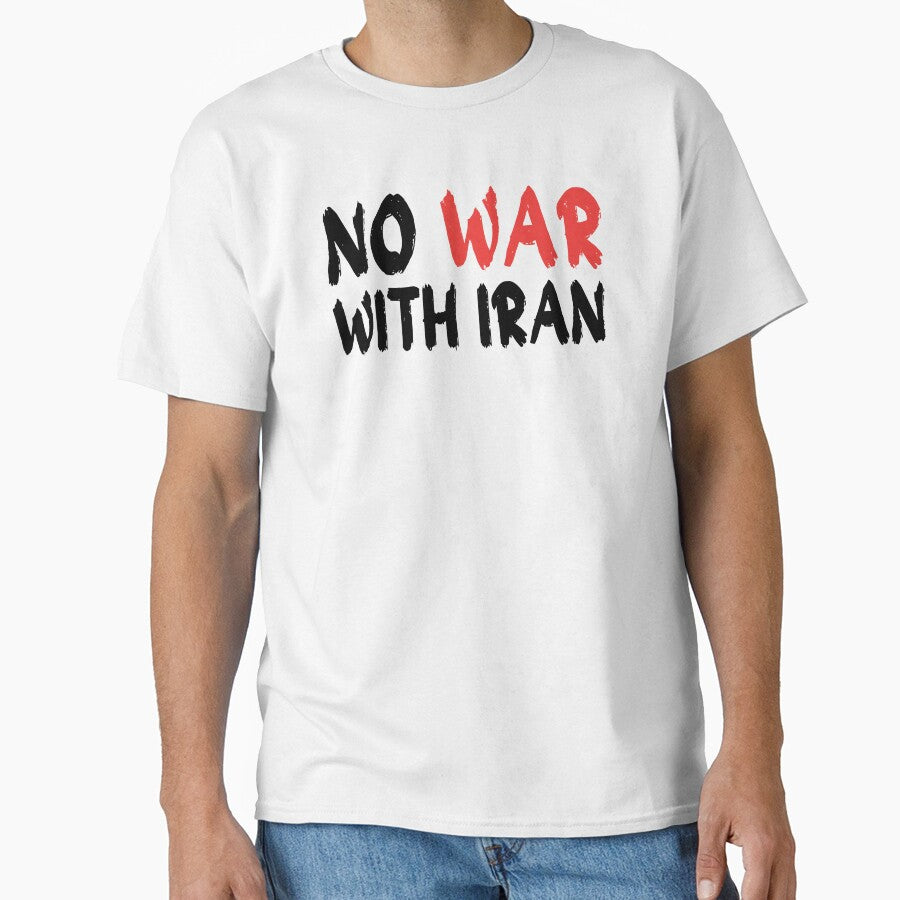 No War With Iran Anti War Protest Peace Activist Stop War Statement Political Peace Graphic by Kovav
