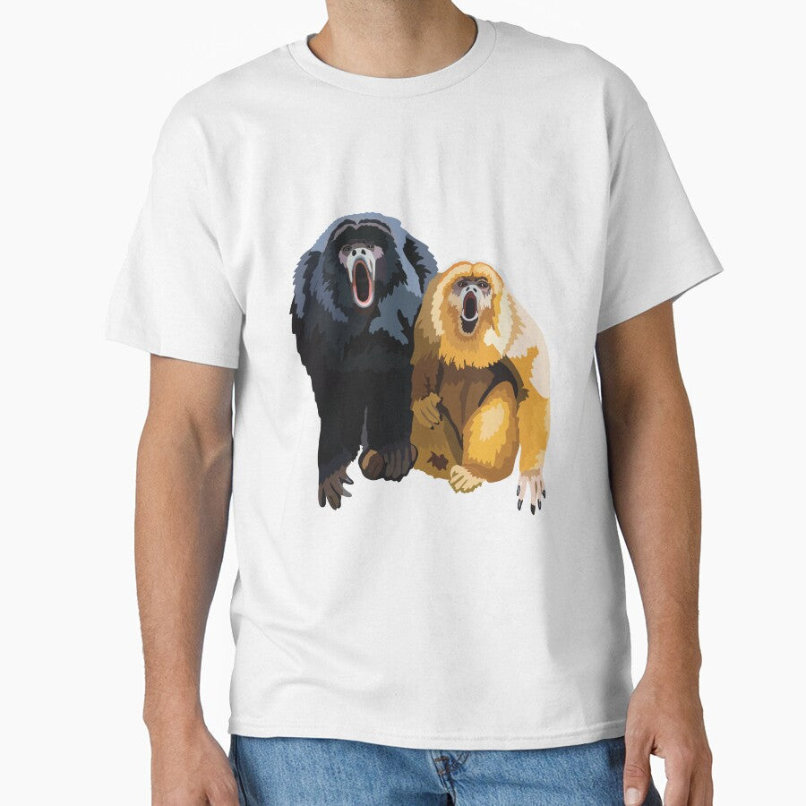 B is for Black Howler Monkey ,Black Howler Monkey – Loud Primate of Central and South America by PrettylittlepastelUk