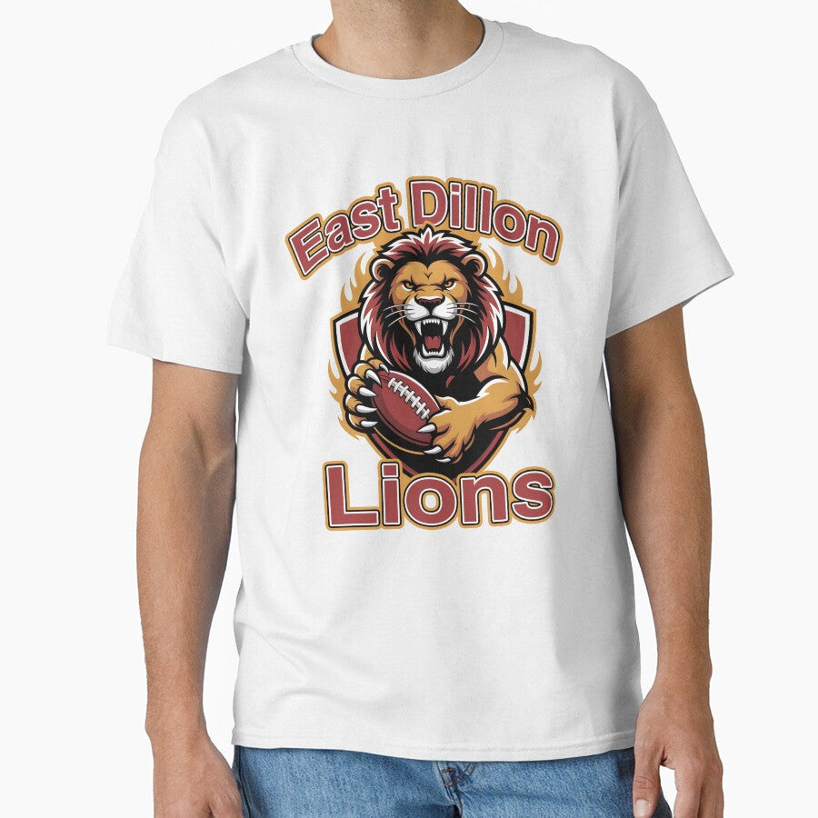East Dillon Lions Team Design – A Powerful Sports Logo by Liva Art