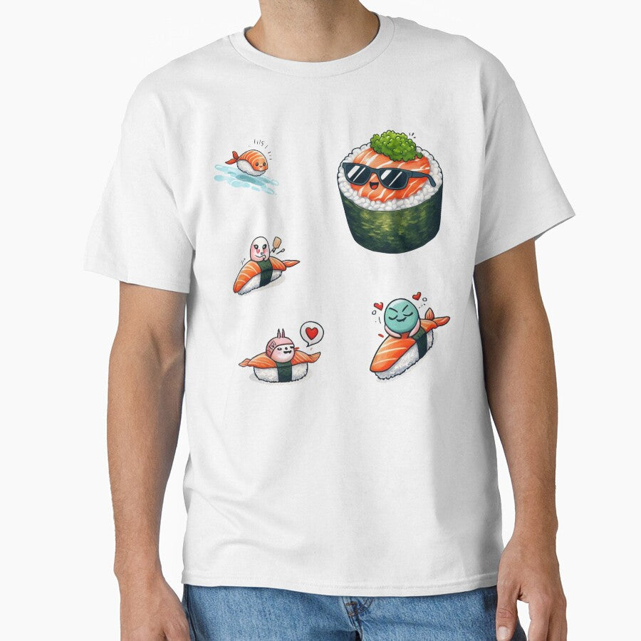 Sushi Kawaii Keychain by erkinmaddison