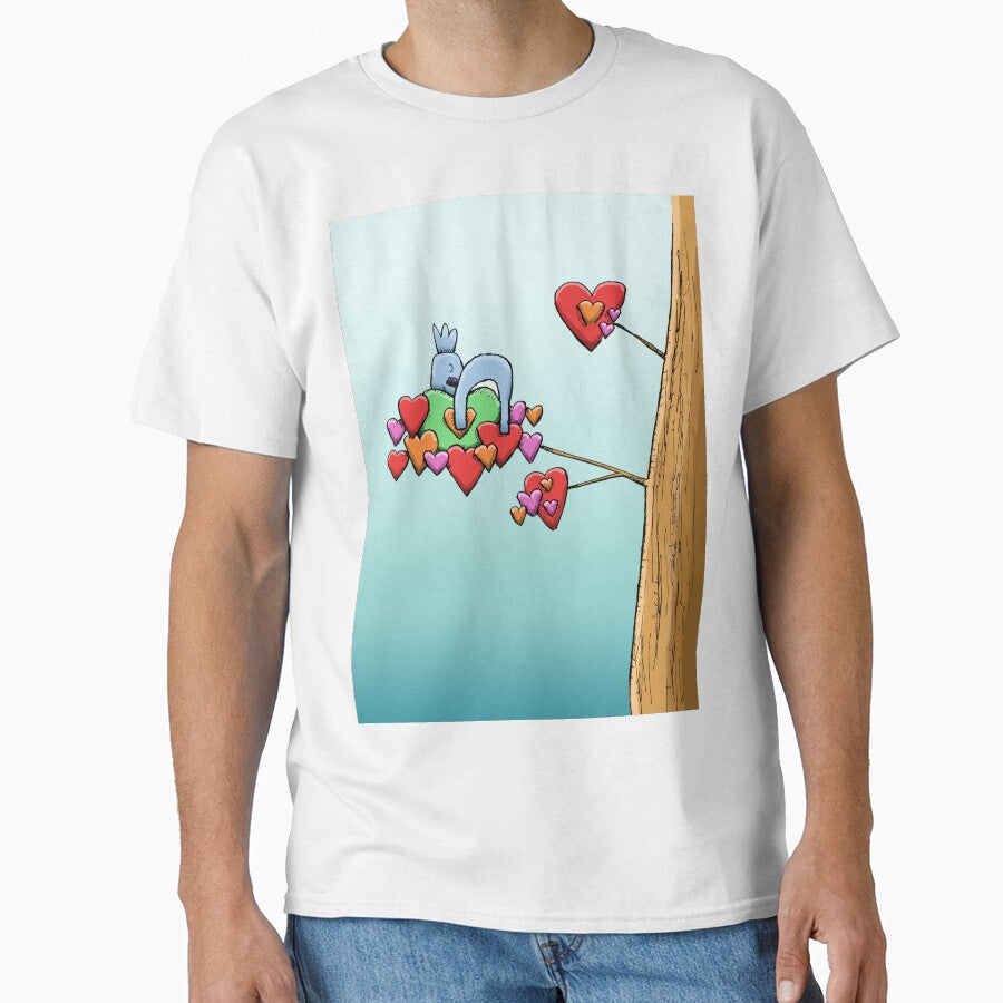 Cute Koala Sleeping on Hearts by eddcross