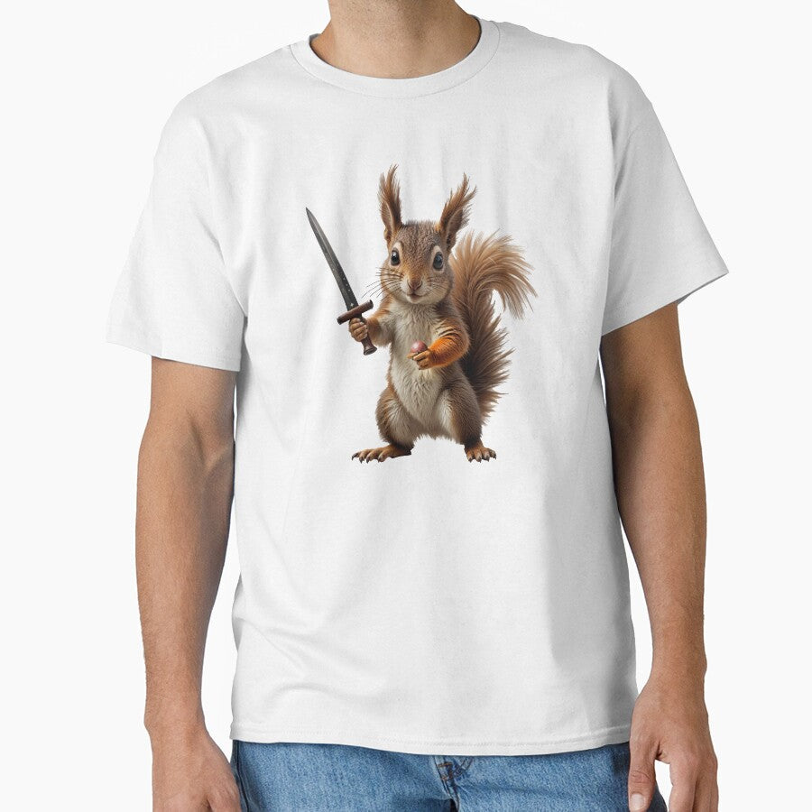 Valiant Squirrel with Knight Sword by TeeARTHY
