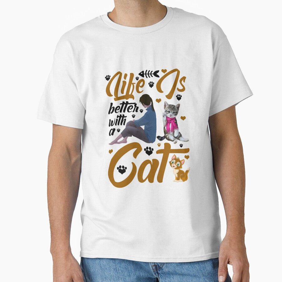 Life is Better With a Cat by 808Designs