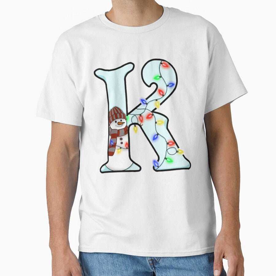 Holiday themed letter K by Artistkhg