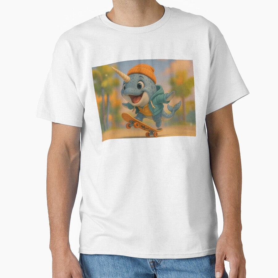 Skater Narwhal Whale by Sillytoe