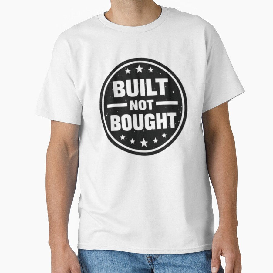 Built Not Bought Gym Motivation Quote by MoodThread
