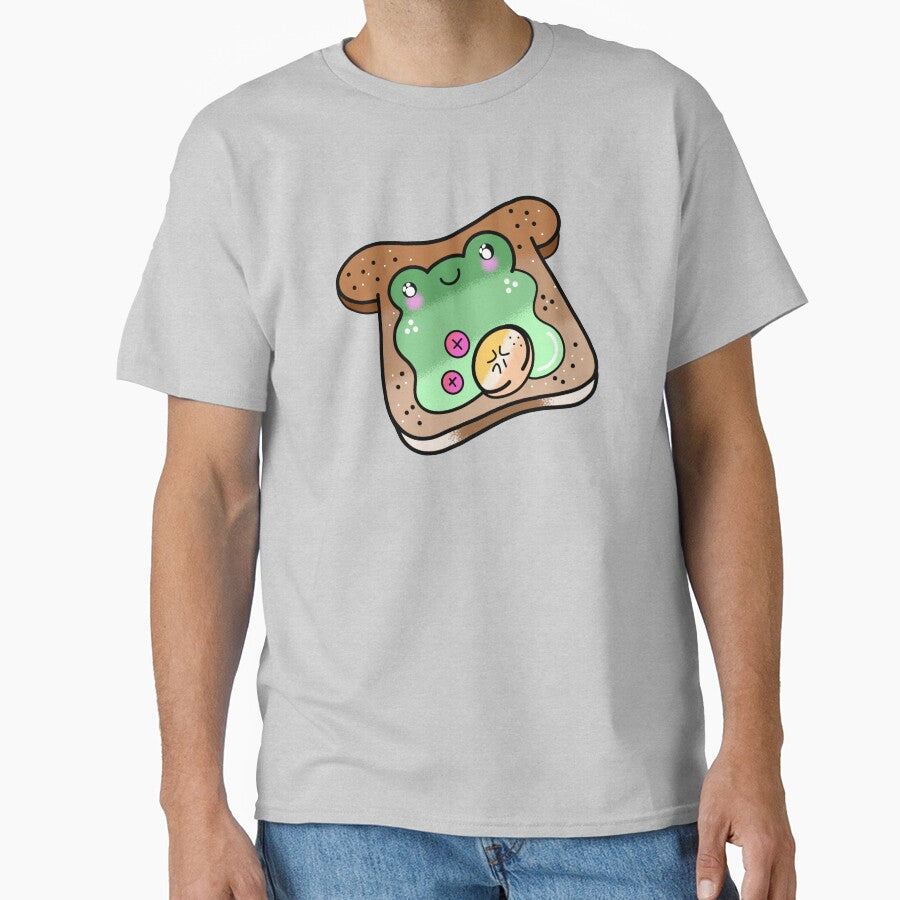 Cute adorable Kawaii froggy bread cartoon by Quacktails