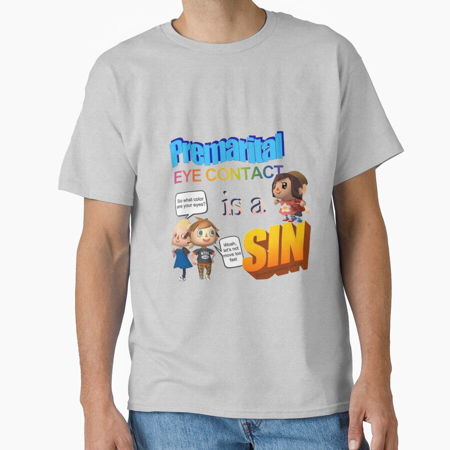 Premarital eye contact is a sin - word art meme by pepecharls
