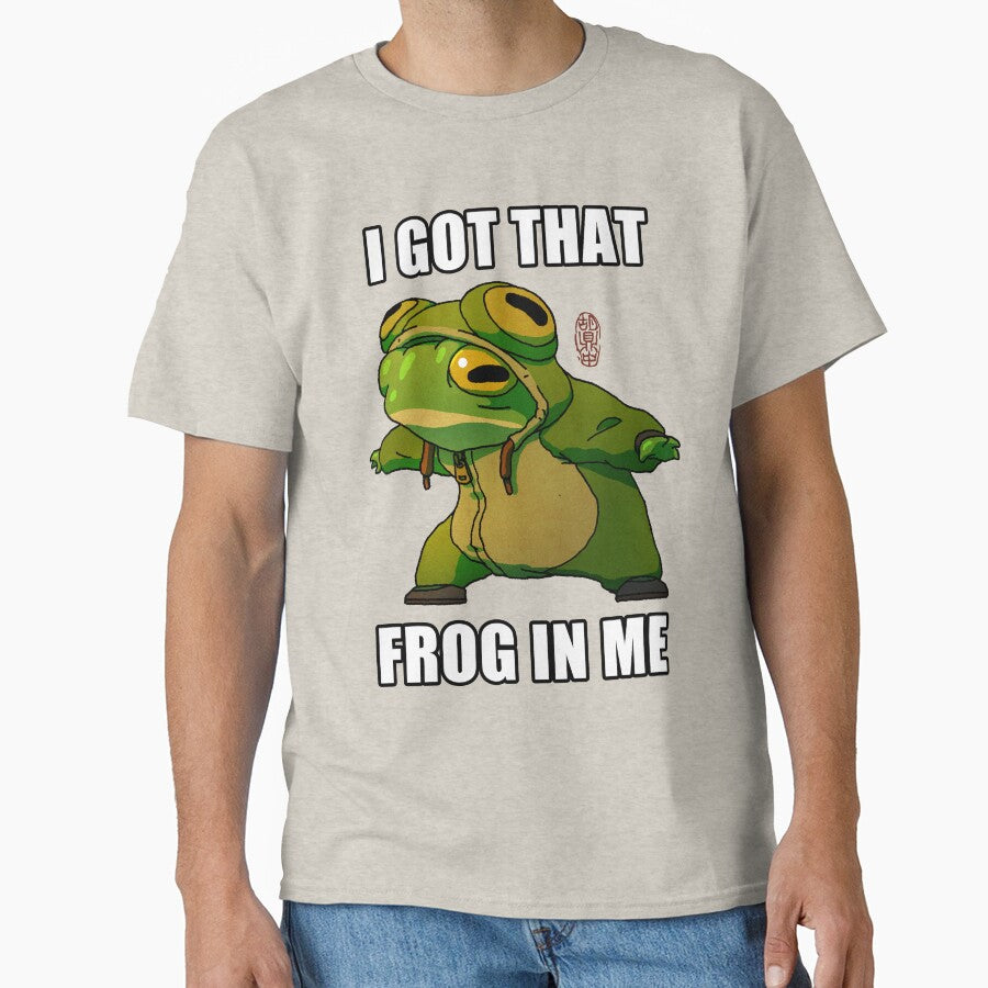 i got that frog in me funny frog meme costume art by DingHuArt