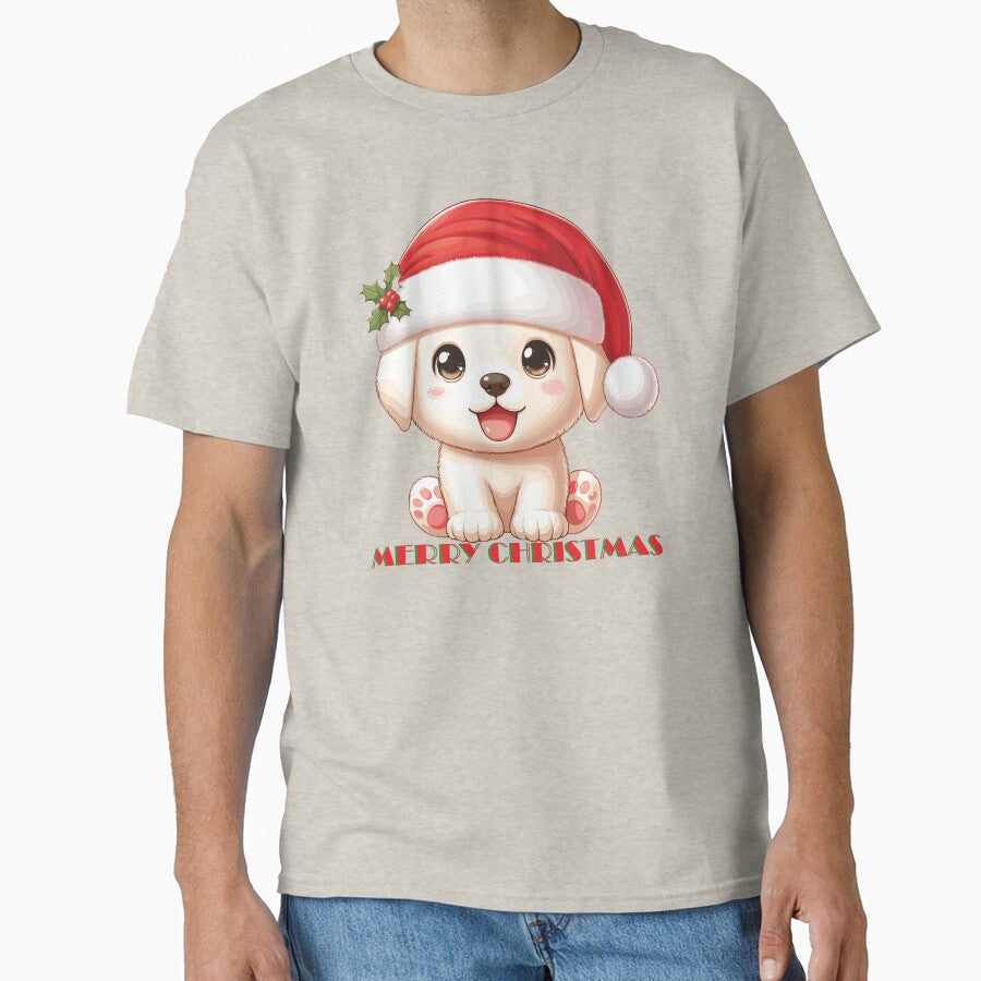 Cute Christmas Labrador Puppy by MCDPShop
