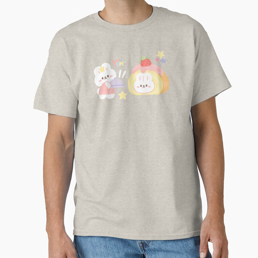 Kawaii  Strawberry Cake Shirt by chipmuckdesignn