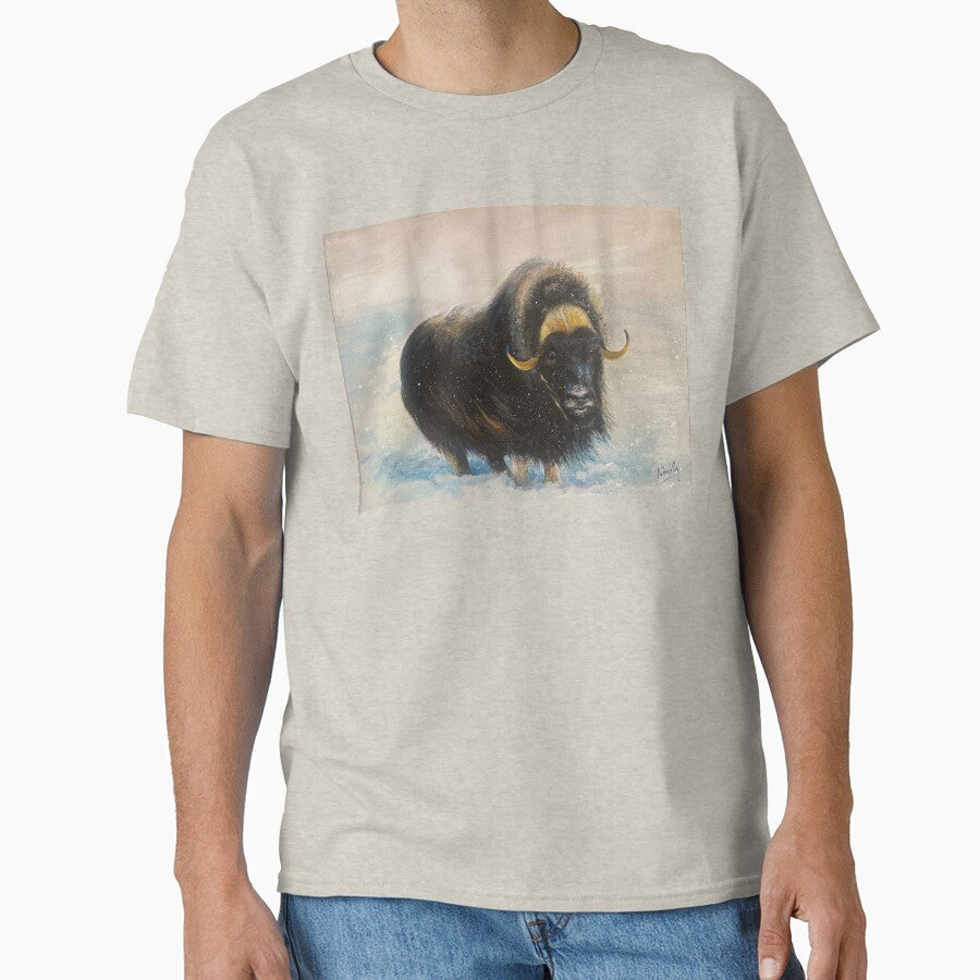 Musk Ox on the Tundra by Artdesrapides