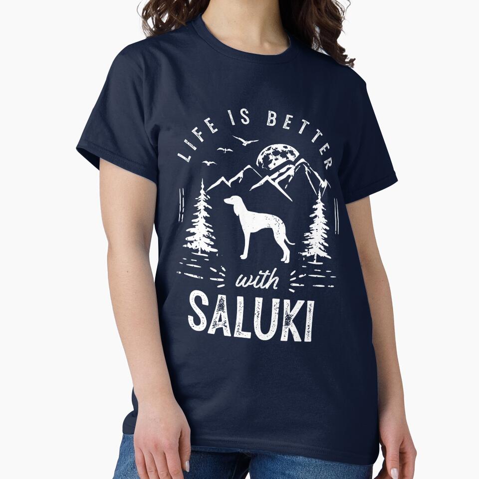 Life is Better with Saluki Dog by rafaeltto