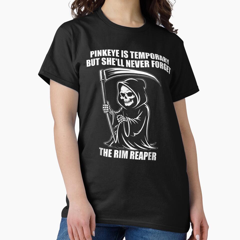 Post-Ironic Rim Reaper Pinkeye Is Temporary Grim Reaper Dark Humour Meme Art by TiaraHans