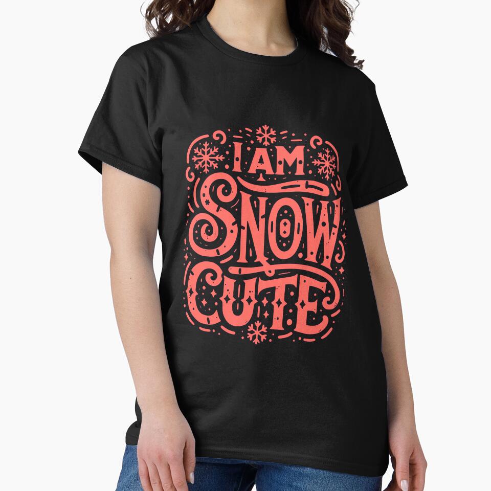 I Am Snow Cute Christmas Holiday Gift by creativerooney