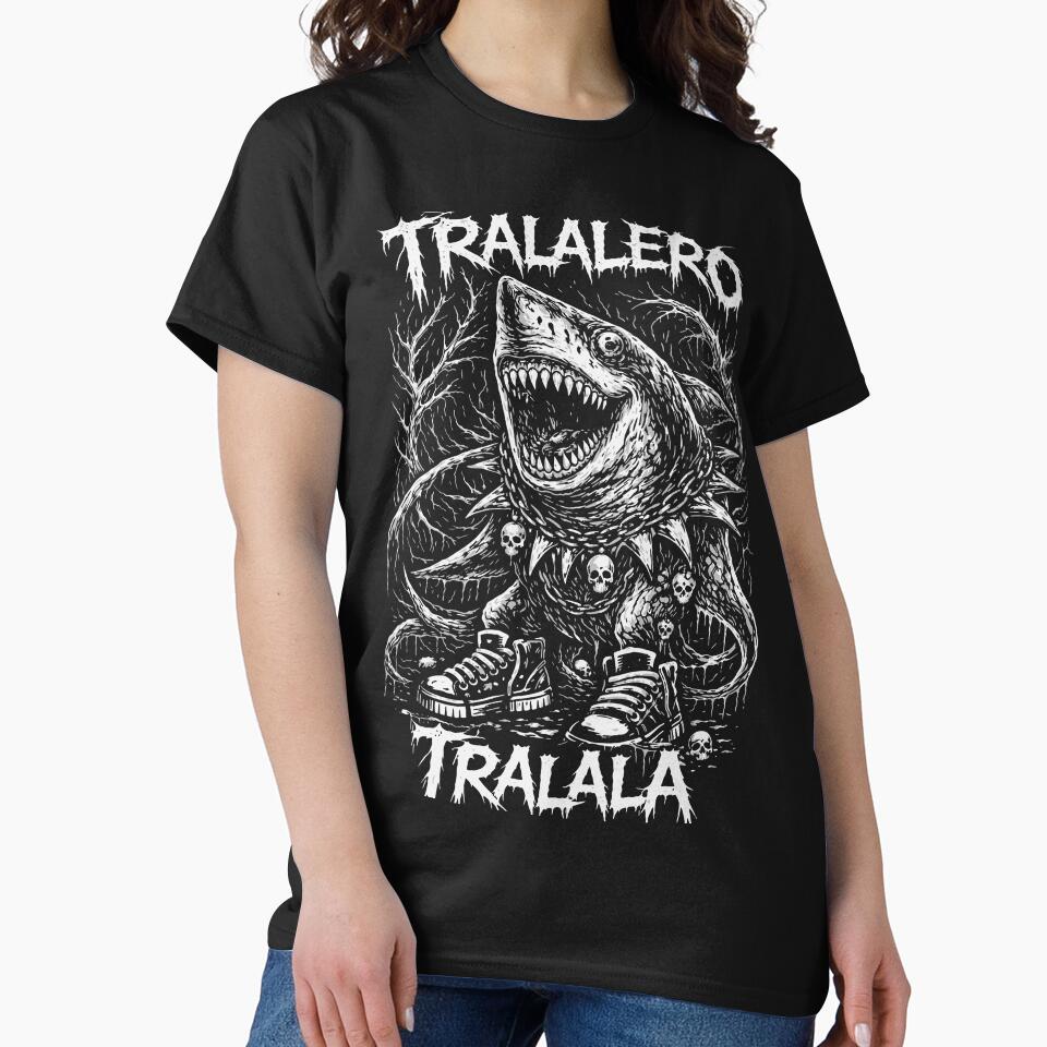 Tralalero Tralala – Black Metal Brainrot Shark by R-A Designs