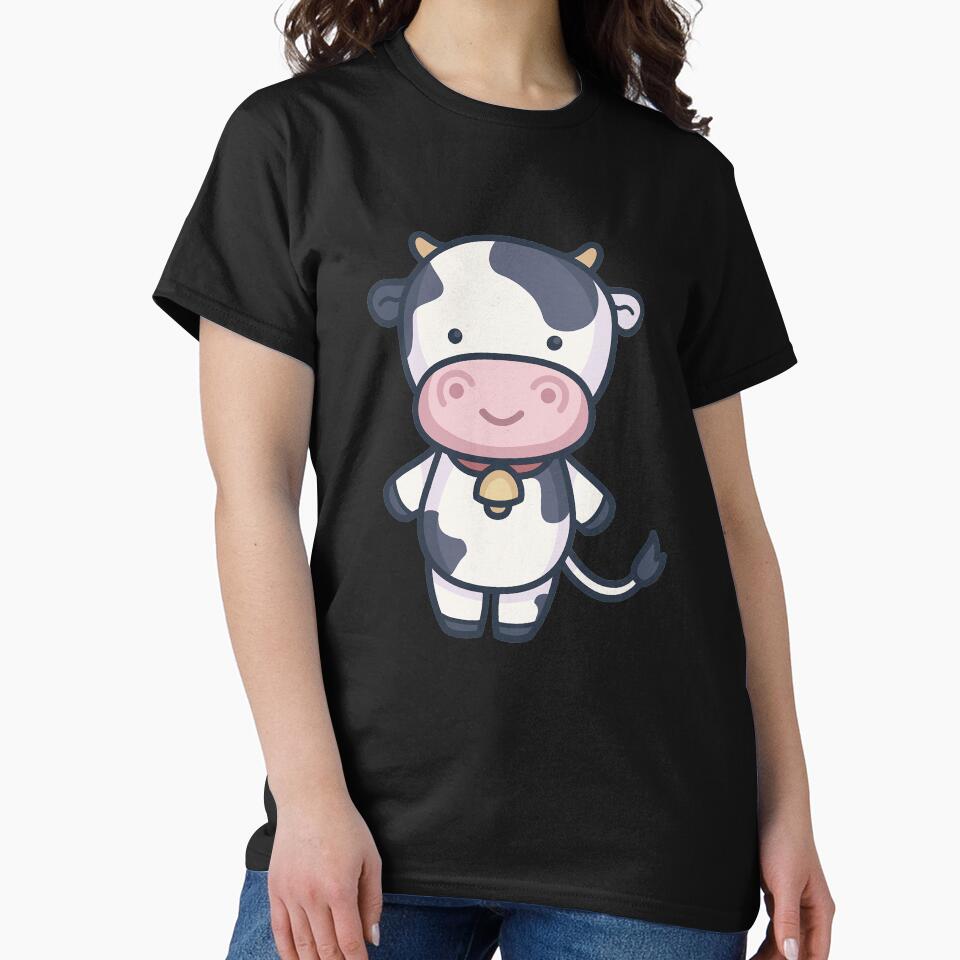 Vacas Kawaii White by Coder-T
