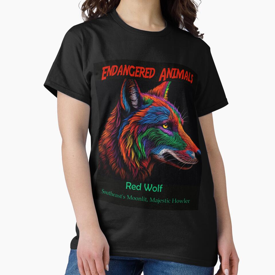 Red Wolf: Southeast's Moonlit, Majestic Howler by JLCableStudio