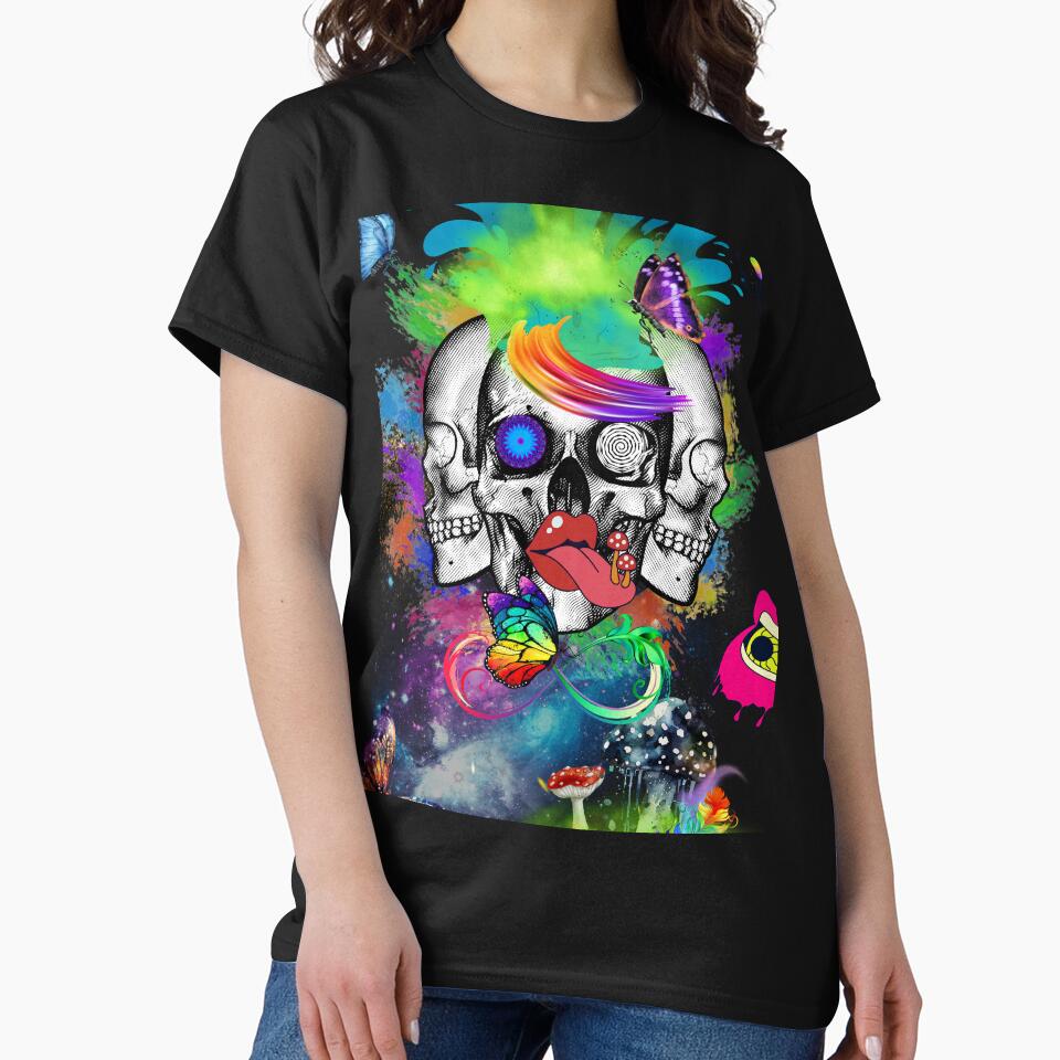 Trippy Scull Collection of Designs by alexgreydesign