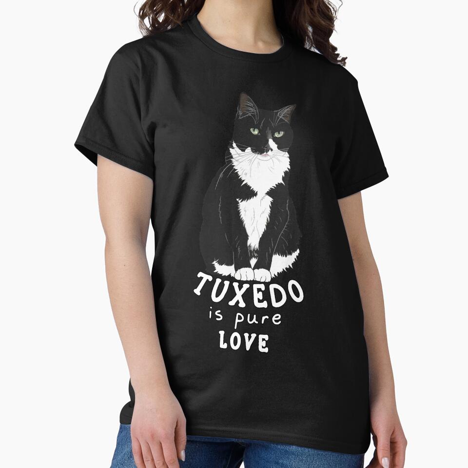 Tuxedo Cat Heart Shape by MrEddie10