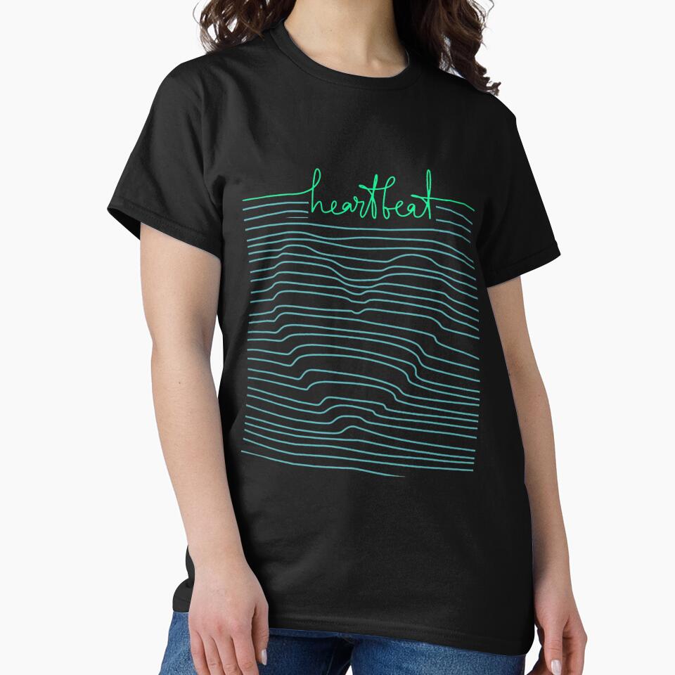 Heartbeat Printed Graphic T-Shirt by KARSCORP