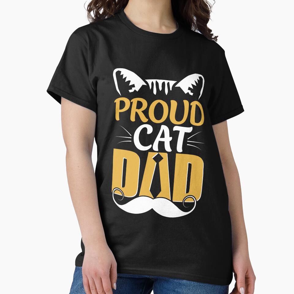 Proud Cat Dad by 808Designs