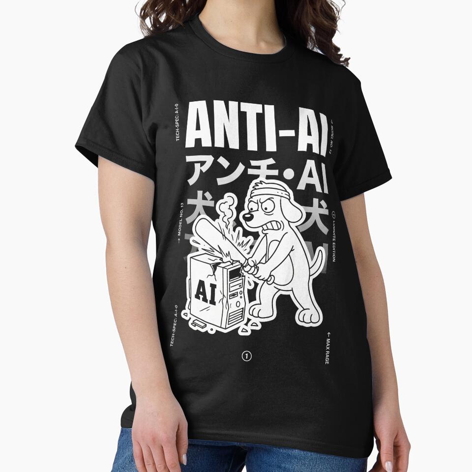 Anti AI Rage Dog by Flying Doggo