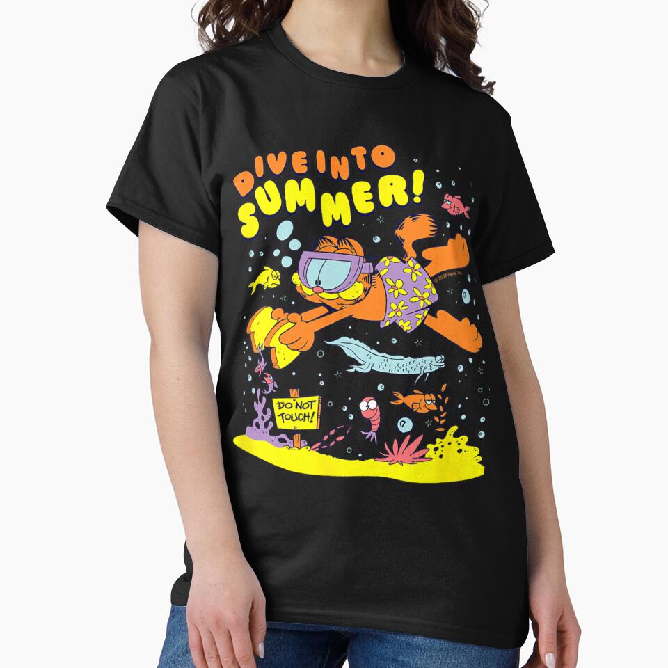 Garfield Scuba Diver - Dive Into Summer Ocean Vibes by WestoRyke