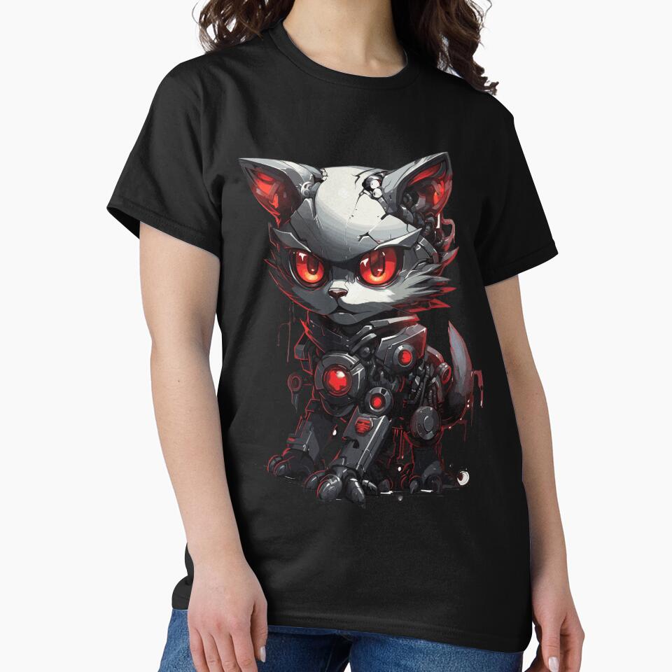 Cyberpunk Robot Cat by EternalDelight1