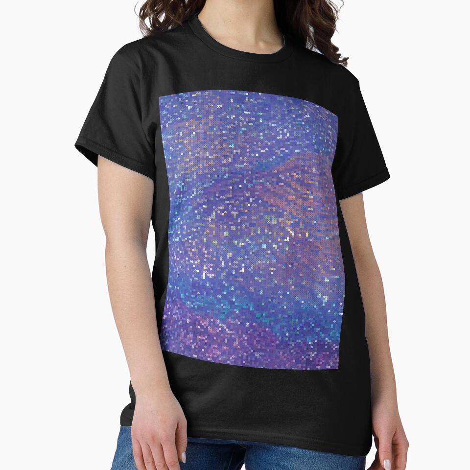 Printed image of shimmering sequins v3 by JaReVa