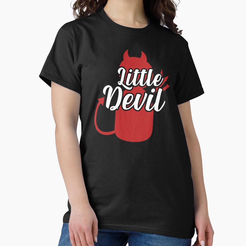 Little Devil Scary Funny Halloween Costume design by nikkidawn74
