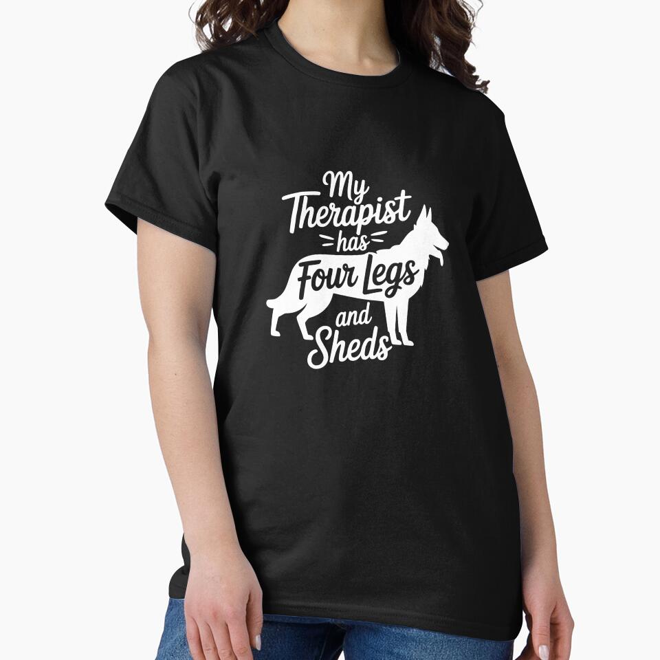 My Therapist Has Four Legs And Sheds by theartfulaspie