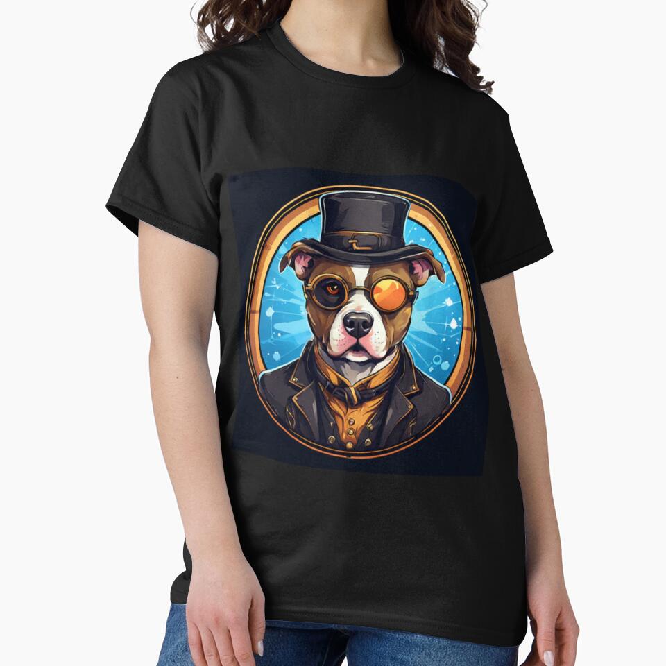 Steampunk Pitbull by Planetporridge