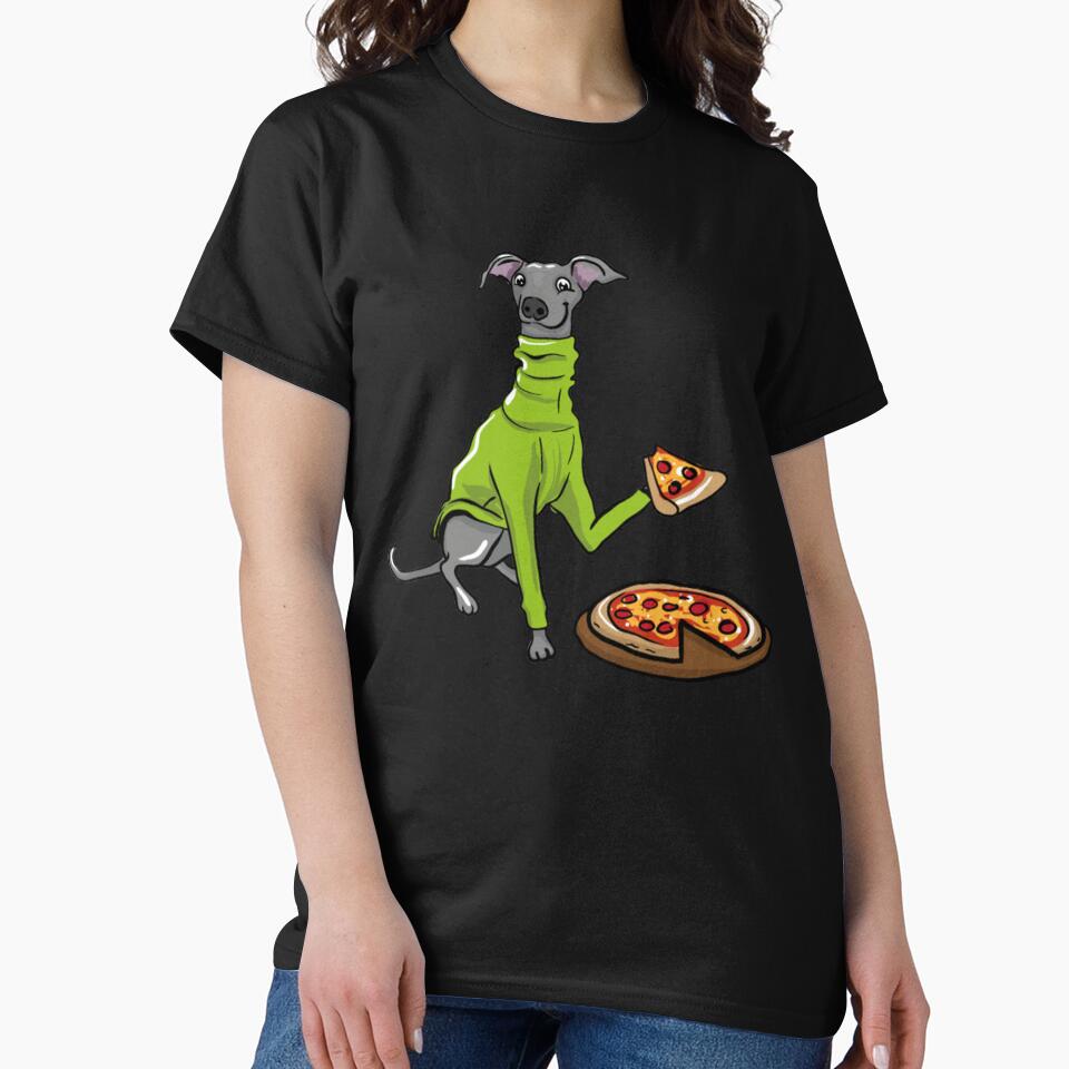 Italian Greyhound dog pizza by Clavitaps