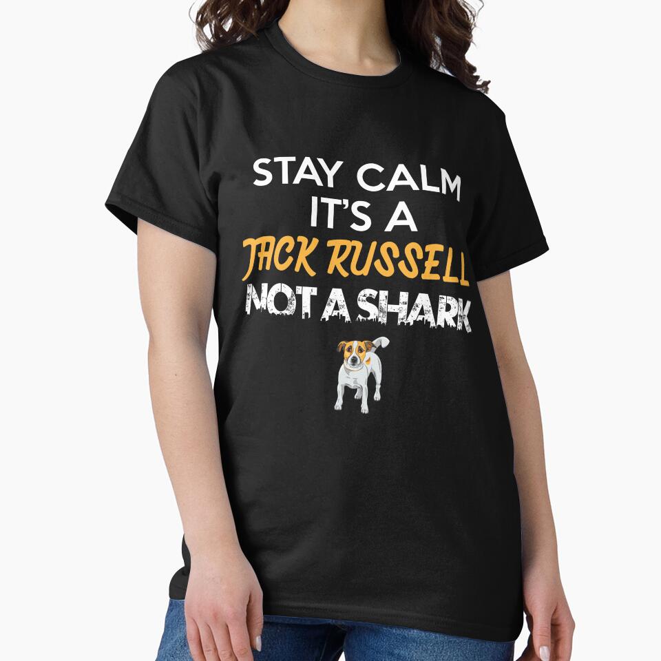 STAY CALM IT'S A JACK RUSSELL NOT A SHARK by antipatic