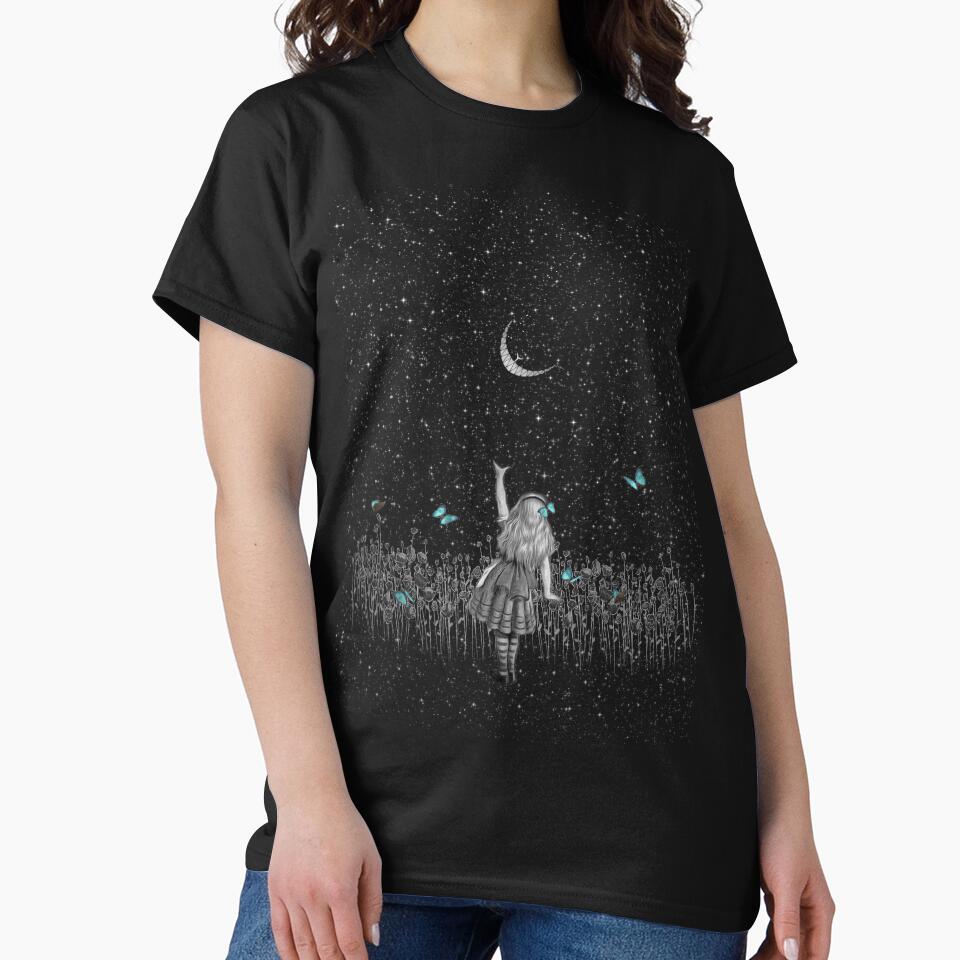 Wonderland Smiling Starry Night - Alice In Wonderland by maryedenoa
