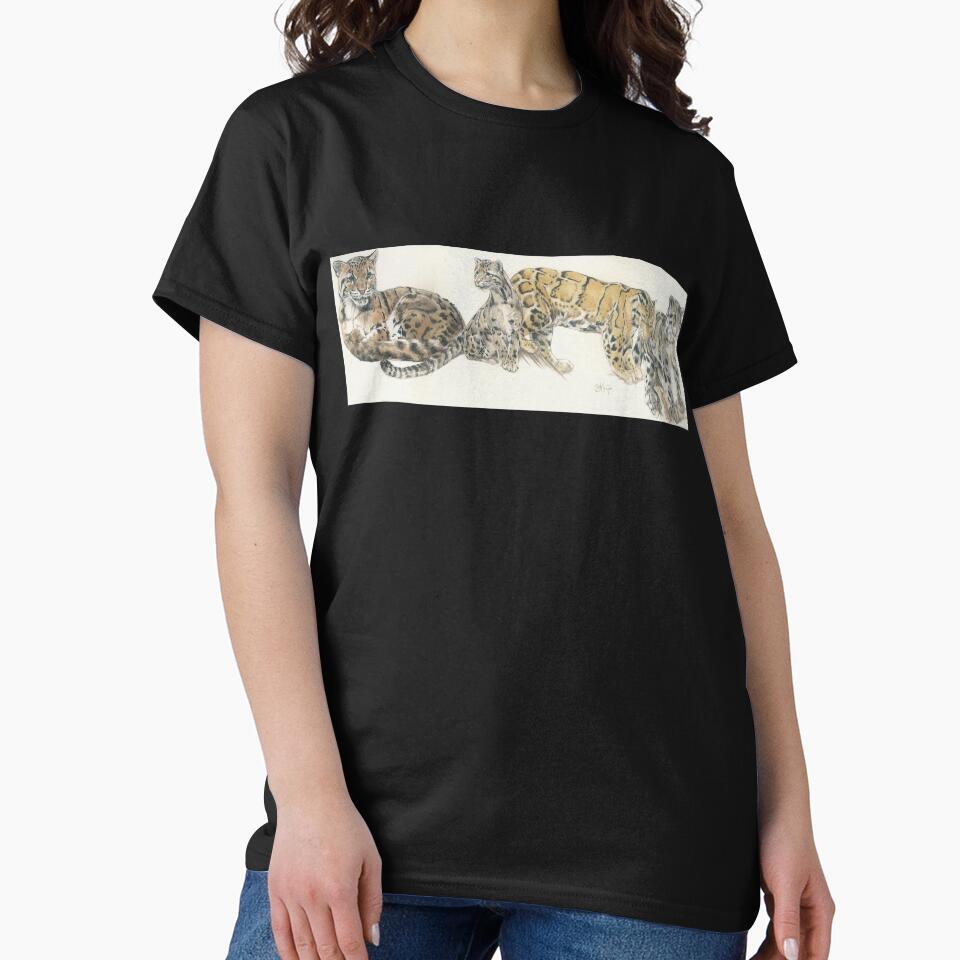 Clouded Leopard Wrap by BarbBarcikKeith