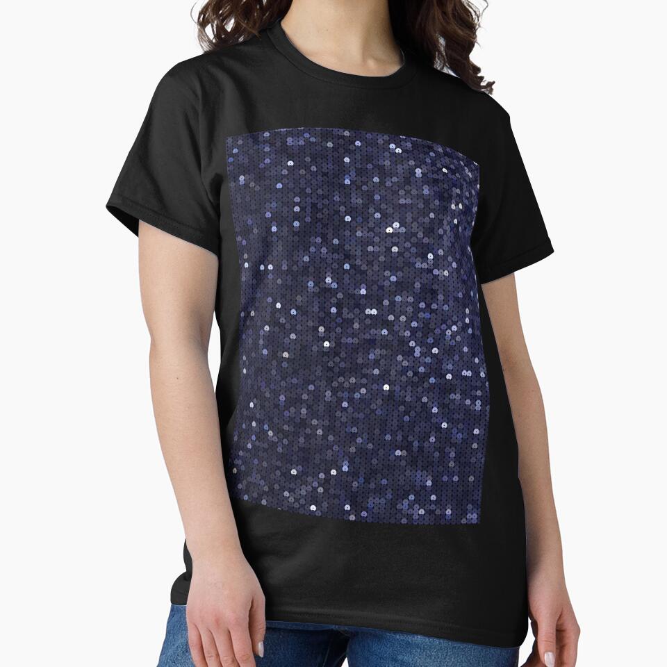 Printed image of sparkling violet sequins by JaReVa