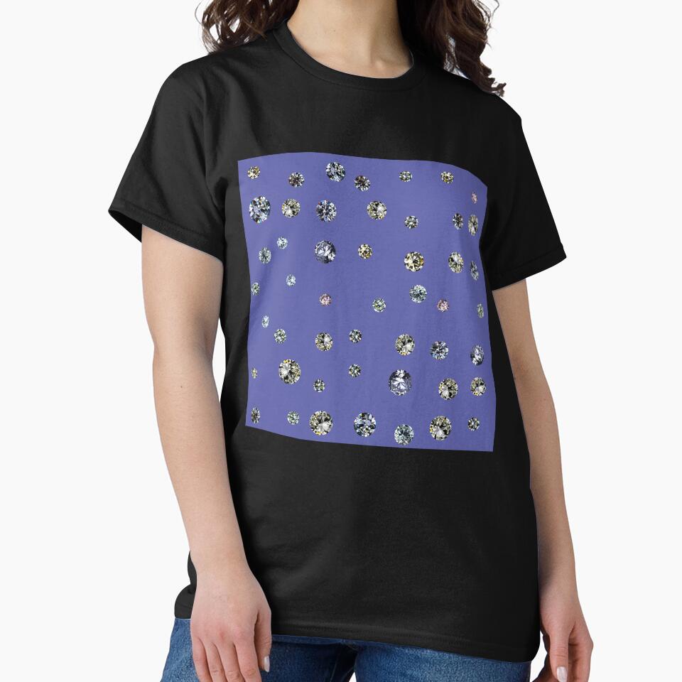 Printed image of Diamond pattern on violet by JaReVa