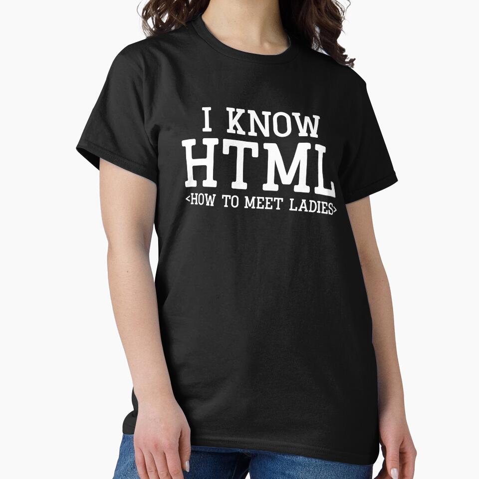 I Know HTML Programmer Gift by Barnissim